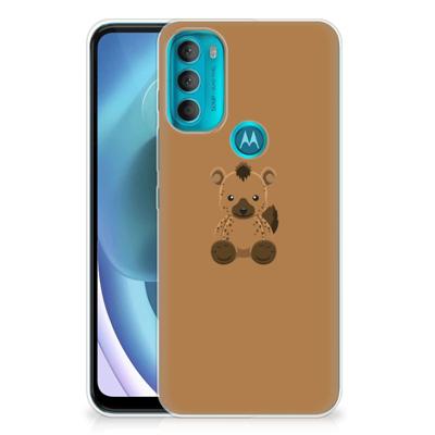 Motorola Moto G71 5G Telefoonhoesje met Naam Baby Hyena Motorola Moto G71 5G Telefoonhoesje met Naam Baby Hyena