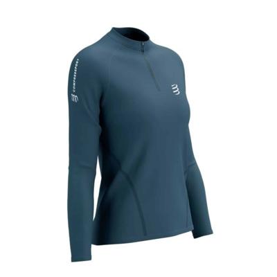 Compressport Trail hz ls tshirt dames - BLAUW - Dames