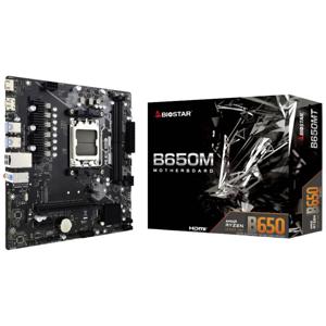 BioStar B650MT Moederbord Socket AMD AM5 Vormfactor Micro-ATX Moederbord chipset AMD® B650