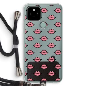 Lipjes: Pixel 5 Transparant Hoesje met koord