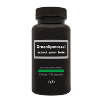 APB Holland Groenlipmossel extract puur forte 550mg 120 Capsules