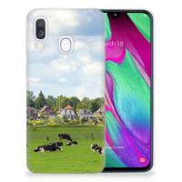 Samsung Galaxy A40 | TPU Hoesje | Koeien