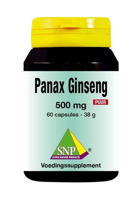 Panax ginseng 500mg puur