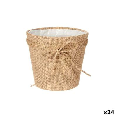 Grondlegger Ibergarden Bruin Stof Lasso 16 x 15 x 16 cm 16 x 15 x 17 cm (24 Stuks)