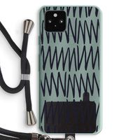 Marrakech Zigzag: Pixel 5a 5G Transparant Hoesje met koord