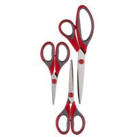 Scharen set - 3-delig - rood - verschillende maten - Huishoudschaar