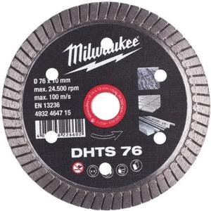 Milwaukee Diamantdoorslijpschijven DHTS DHTs 76 mm - 1pc - 4932464715