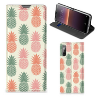 Sony Xperia L4 Flip Style Cover Ananas