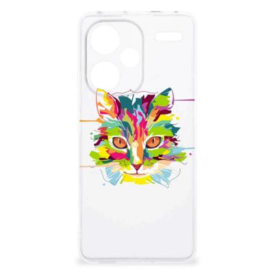 Xiaomi Redmi Note 13 Pro Plus Telefoonhoesje met Naam Cat Color Xiaomi Redmi Note 13 Pro Plus Telefoonhoesje met Naam Cat Color