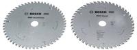 Bosch Accessoires pro wood/alu cirkelzaagbladen | 165 mm | cordless | 2 stuks - 2608644733