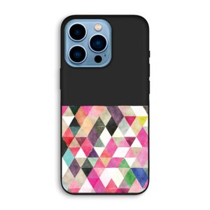 Gekleurde driehoekjes: iPhone 13 Pro Biologisch afbreekbaar hoesje