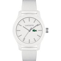 Lacoste horlogeband 2010762 / LC-79-1-47-2546 Rubber Wit 21mm