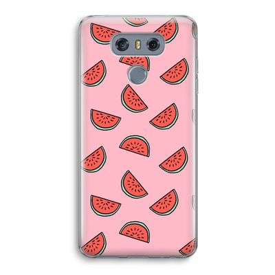 Watermeloen: LG G6 Transparant Hoesje