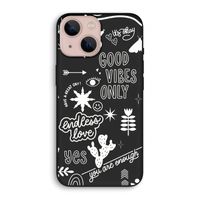Good vibes: iPhone 13 mini Biologisch afbreekbaar hoesje
