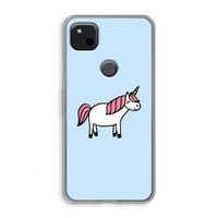Eenhoorn: Google Pixel 4a Transparant Hoesje