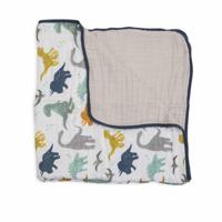 Little Unicorn Cotton Muslin Quilt Dino Friends