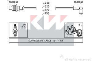 Kw Bougiekabelset 359 674