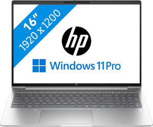 HP ProBook 460 16 G11 Intel Core Ultra 7 155U Laptop 40,6 cm (16") WUXGA 16 GB DDR5-SDRAM 512 GB SSD Wi-Fi 6E (802.11ax) Windows 11 Pro Zilver