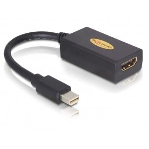 DeLOCK Adapter mini Displayport / HDMI 0,18 m HDMI Type A (Standaard) Zwart