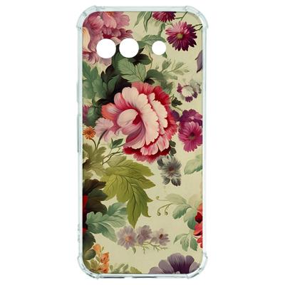 Google Pixel 9a Hoesje - Bloemen TPU Antishock