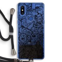Vexx Black City : Xiaomi Mi Mix 3 Transparant Hoesje met koord