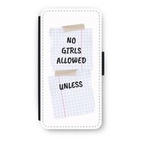 No Girls Allowed Unless: iPhone 8 Plus Flip Hoesje