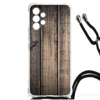 Samsung Galaxy A13 4G Stevig Telefoonhoesje Steigerhout