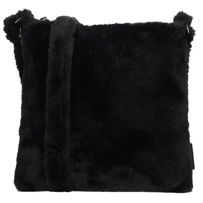 Beagles Faux Fur Schoudertas Barakaldo Zwart