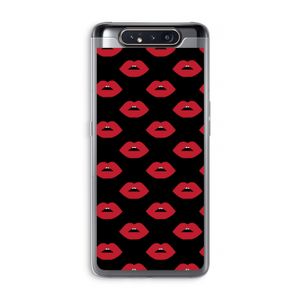 Lips: Samsung Galaxy A80 Transparant Hoesje