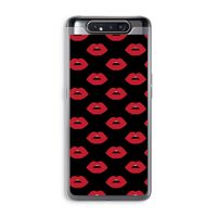 Lips: Samsung Galaxy A80 Transparant Hoesje