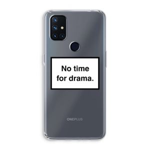 No drama: OnePlus Nord N10 5G Transparant Hoesje