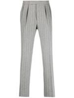 Polo Ralph Lauren pantalon slim à fines rayures - Gris