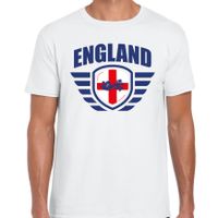 England landen / voetbal t-shirt wit heren - EK / WK voetbal - thumbnail