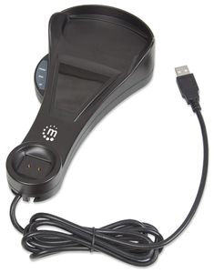 Manhattan 178495 USB-Kit Barcodescanner Bluetooth 1D CCD Zwart Handmatig Bluetooth, USB