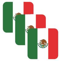 Bierviltjes Mexico - 45x stuks - vierkant - landenthema - 9 x 9 cm - onderzetter