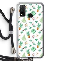 Ananas bladeren: Huawei P Smart (2020) Transparant Hoesje met koord