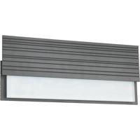 Antraciete LED Buiten Wandlamp 10W Warm Wit 3000K IP65 Aluminium