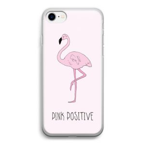 Pink positive: iPhone SE 2020 Transparant Hoesje