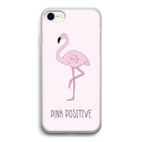 Pink positive: iPhone SE 2020 Transparant Hoesje