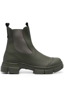 GANNI bottines City - Vert