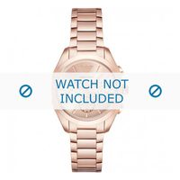 Armani horlogeband AR11051 Staal Rosé 18mm