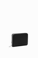 Kleine portemonnee met half logo - BLACK - U Kleine portemonnee met half logo - BLACK - U