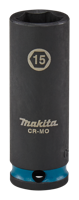 Makita krachtdop impact black, 3/8 15mm lang - e-16324
