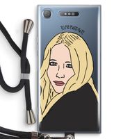 Mary Kate: Sony Xperia XZ1 Transparant Hoesje met koord