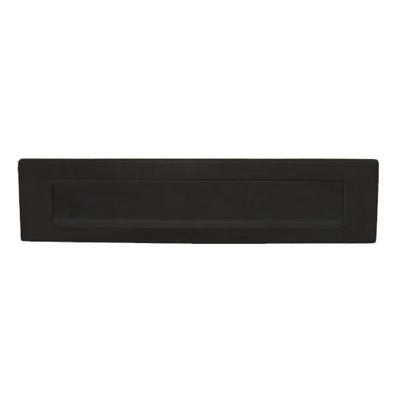 Allux Briefplaat Rechthoek Puurzwart 340X76Mm - N1180070