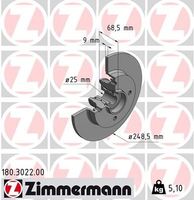 Remschijf 180302200