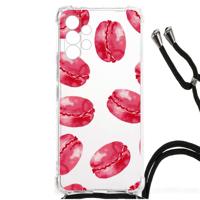 Samsung Galaxy A13 4G Beschermhoes Pink Macarons