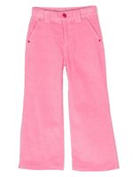 Marc Jacobs Kids pantalon en velours côtelé à taille haute - Rose - thumbnail