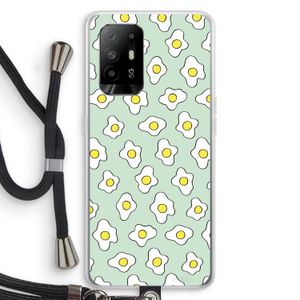 Spiegeleitjes: Oppo A94 5G Transparant Hoesje met koord