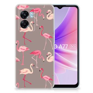 OPPO A77 | A57 5G TPU Hoesje Flamingo